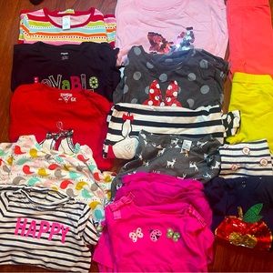 Girls long sleeves and bottoms 5-8t. All for $25